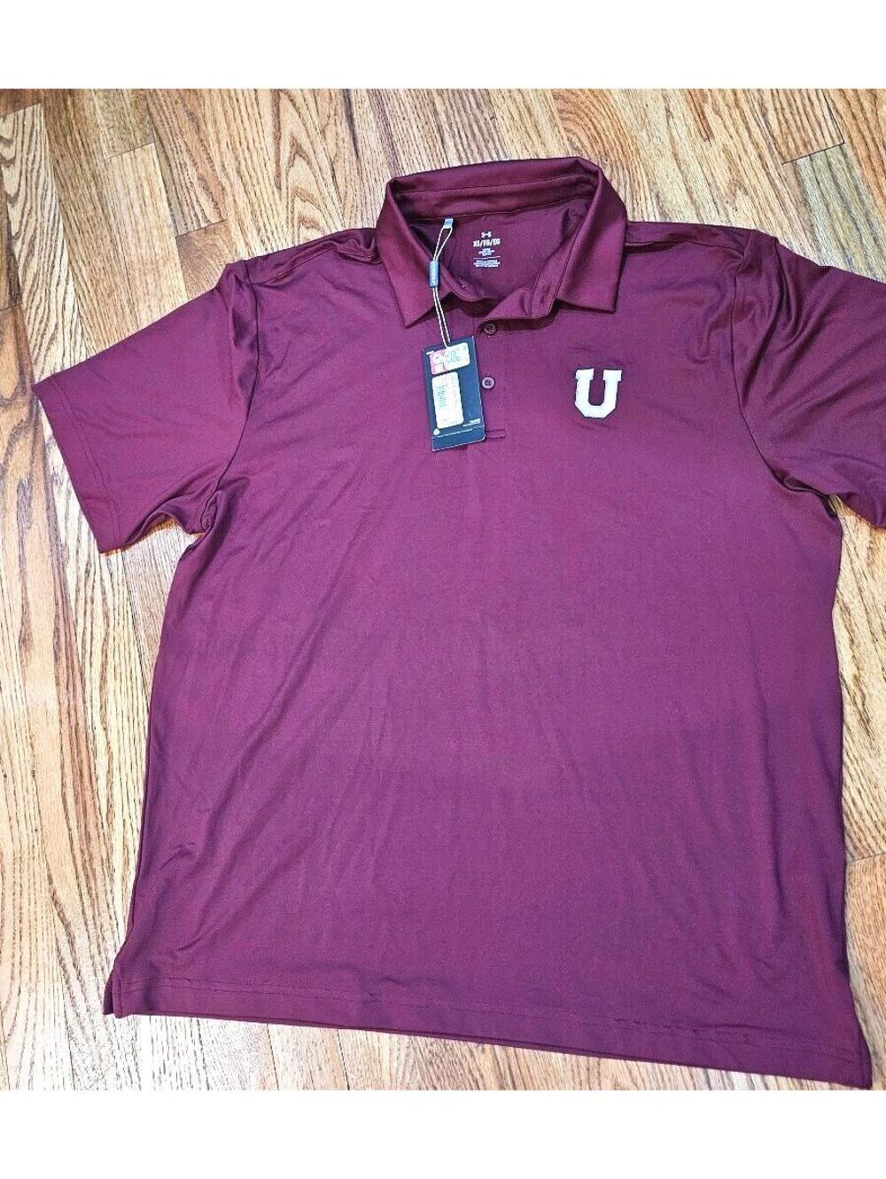 Under Armour Union College Licensed Maroon Polo Shirt XL